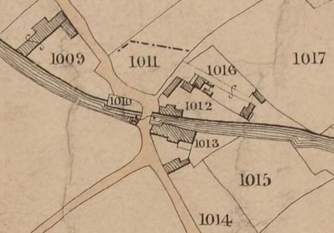 1846 Tithe Map showing Llandaff North Cardiff