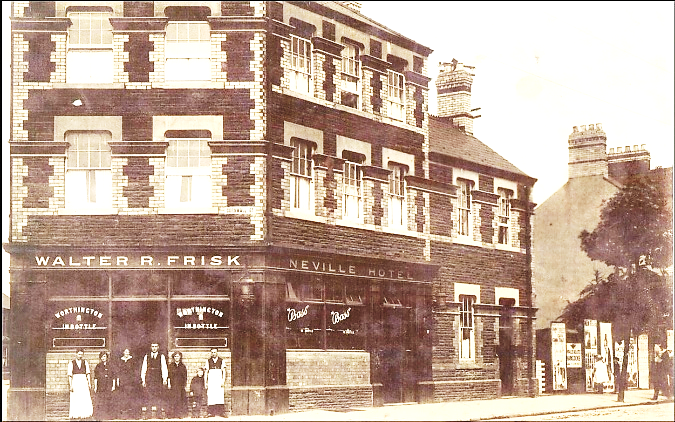 Photo of The Neville pub Cardiff, c.1910